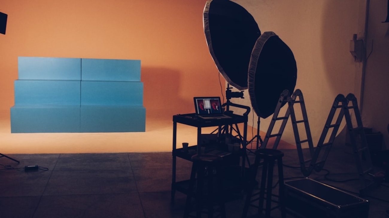 Photo dance portrait in a studio